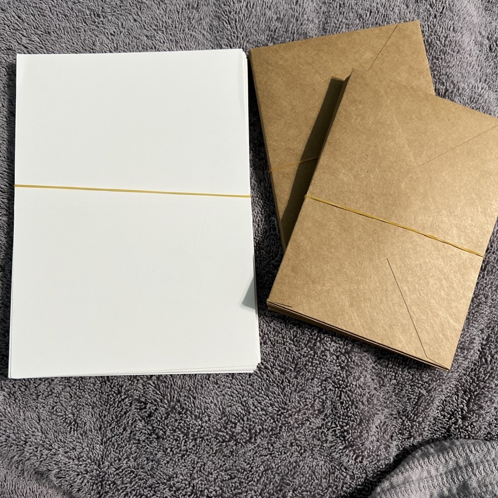 Thank‎ You Cards with Kraft Envelopes and Stickers, Bulk Pack of 24, 3x5 Inch - Picture 2 of 2